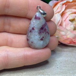 pink turmalin dr�be vedh�ng