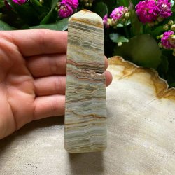 Stribet onyx obelisk
