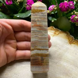 Stribet onyx obelisk