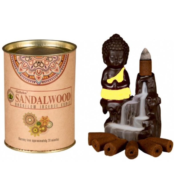 Sandelwood backflow cones 24stk