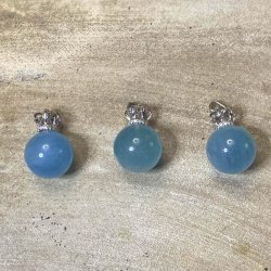 Aquamarin kugle vedhng